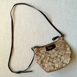 Coach crossbody bag, tan